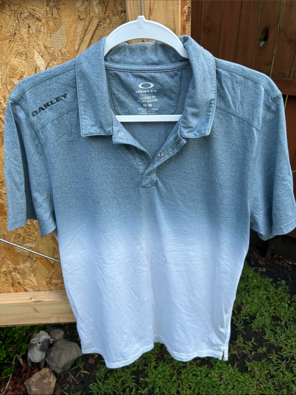 Oakley Men’s Blue Fade Polo Shirt